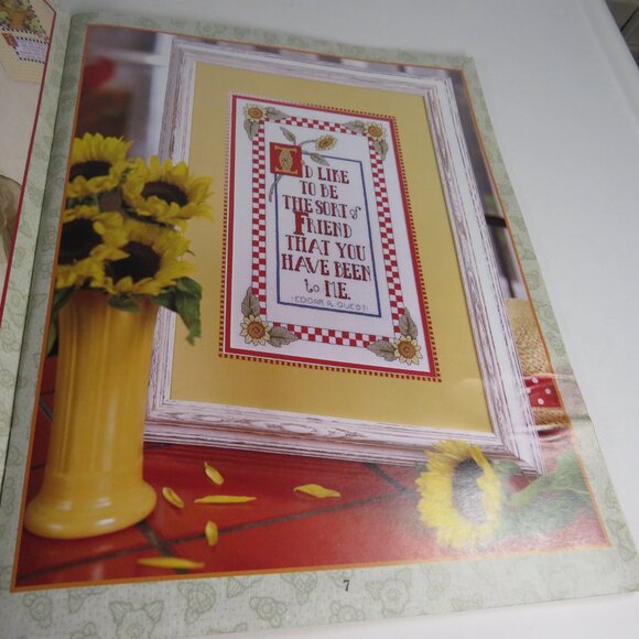 Mary Engelbreit "Friendship" Cross Stitch Pattern Book 37pgs - Picture 5 of 14
